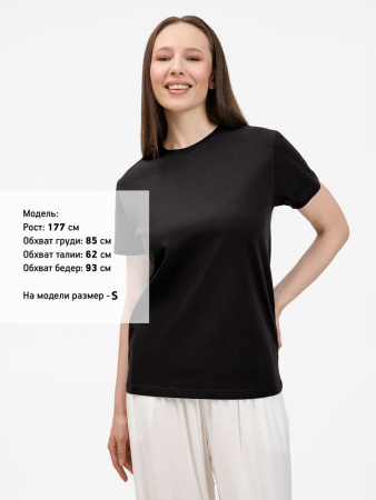 Футболка унисекс T-Bolka 200, черная, размер 4XL