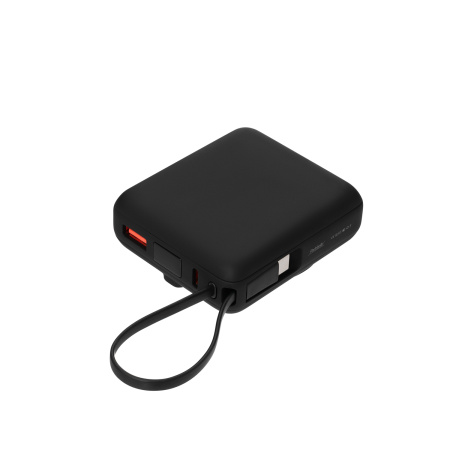 Внешний аккумулятор с подсветкой Риттер PD (Ritter PD) 10000mAh с функцией беспроводной зарядки 15W, черный