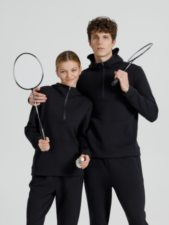 Набор для игры в бадминтон Gloucester, черно-серый