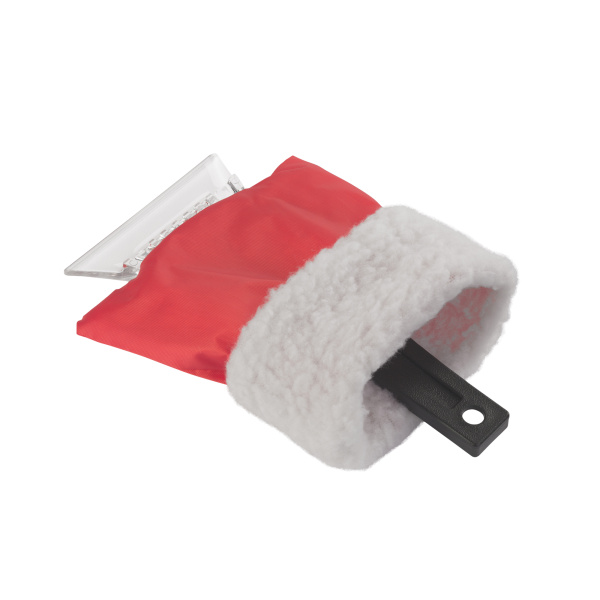 Скребок-варежка автомобильный, красный Скребок-варежка автомобильный, красный