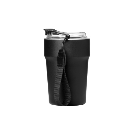 Термокружка вакуумная Монако (Monaco), черная