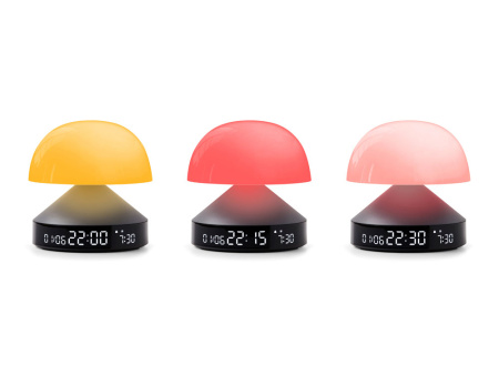 Светильник с часами и световым будильником Mina Sunrise