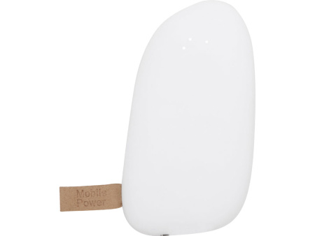 Внешний аккумулятор в форме камня Stone, 5200 mAh, белый (Р)