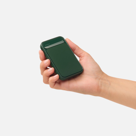 Внешний аккумулятор с подсветкой Старлайт PB (Starlight PB) 5000 mAh, зеленый