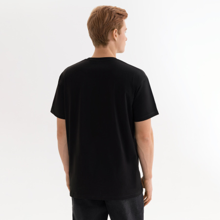 Футболка унисекс Крис (Kris), 150 гр., черная, размер XXXL