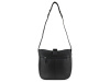 Сумка женская BUGATTI ЭЛЬЗА | ELSA, чёрная, воловья кожа/полиэстер, 29х8х27 см