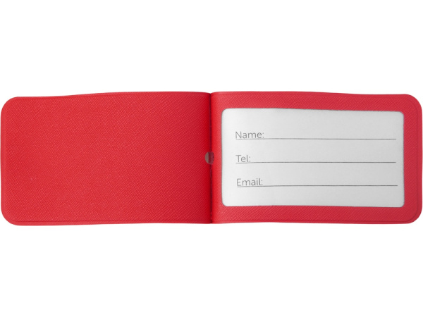 Багажная бирка Favor на силиконовой петле, красный Багажная бирка Favor на силиконовой петле, красный