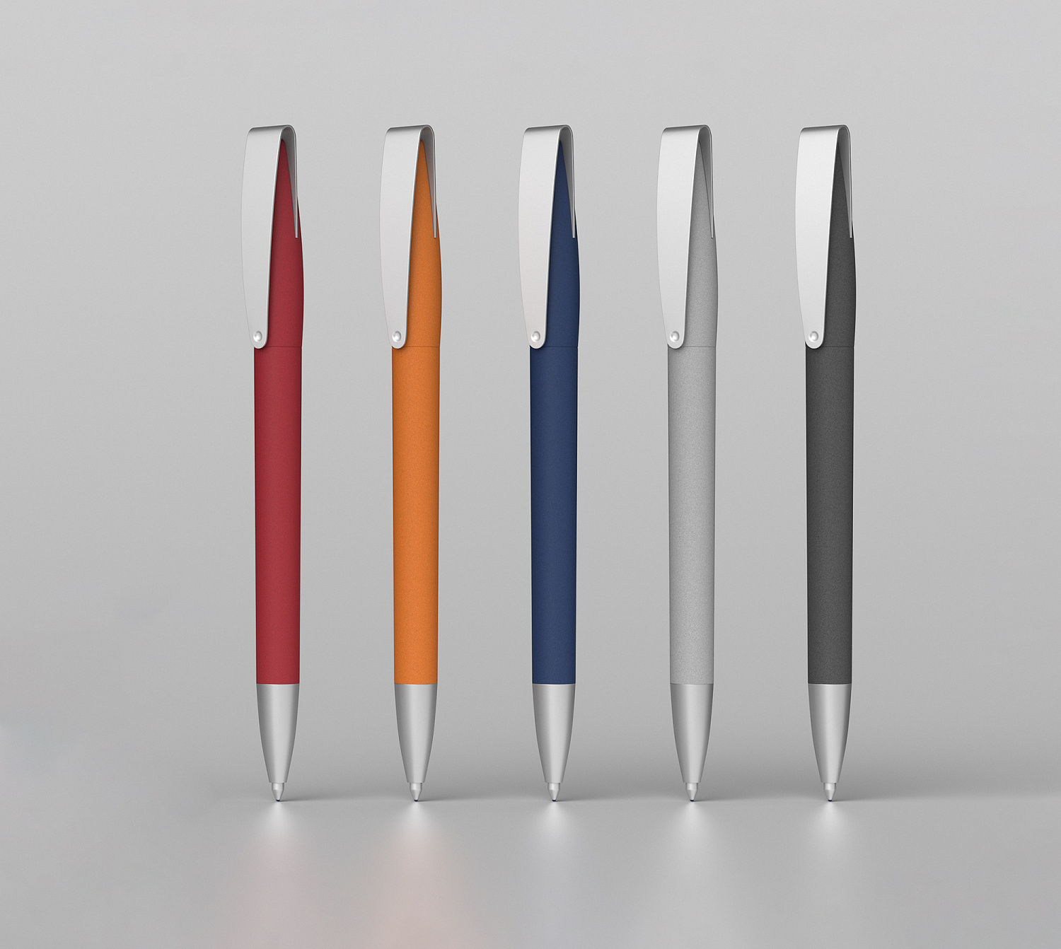 Ручка шариковая COBRA SOFTGRIP MM, красный#