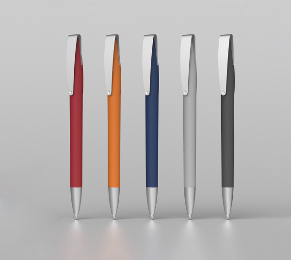 Ручка шариковая COBRA SOFTGRIP MM, красный#