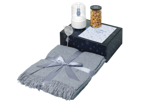 Подарочный набор Re:Snug с пледом, увлажнителем и попкорном