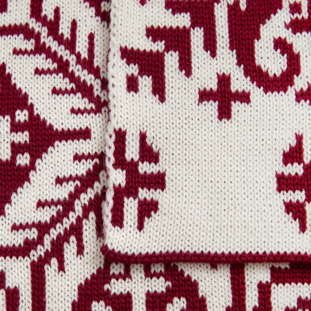 Шарф Wintertude M, красный с белым