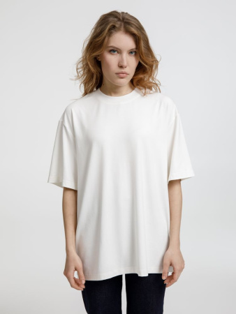 Футболка оверсайз унисекс Lavinia, белая, размер XS/S