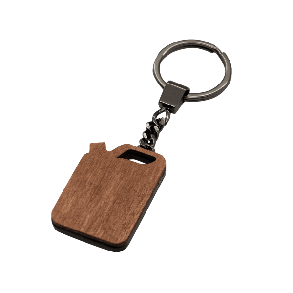 Брелок-обвес Канистра (черный с серебром)