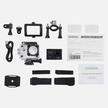 Экшн-камера Digma DiCam 320, черная