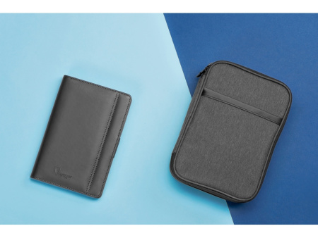 Органайзер с зарядным устройством Wanderer, 4000 mAh, темно-синий