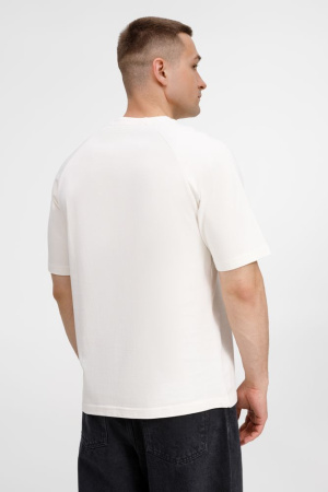 Футболка оверсайз унисекс Avenu, молочно-белая, размер XS/S