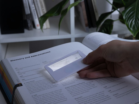 Лупа Visionary с подсветкой, белая