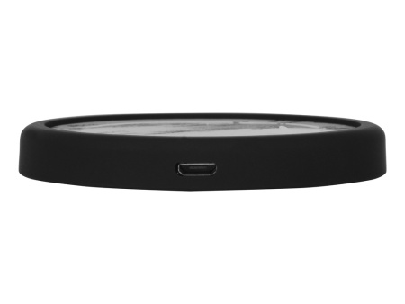 Беспроводное зарядное устройство Sketch с полноцветной печатью, черный Беспроводное зарядное устройство Sketch с полноцветной печатью, черный