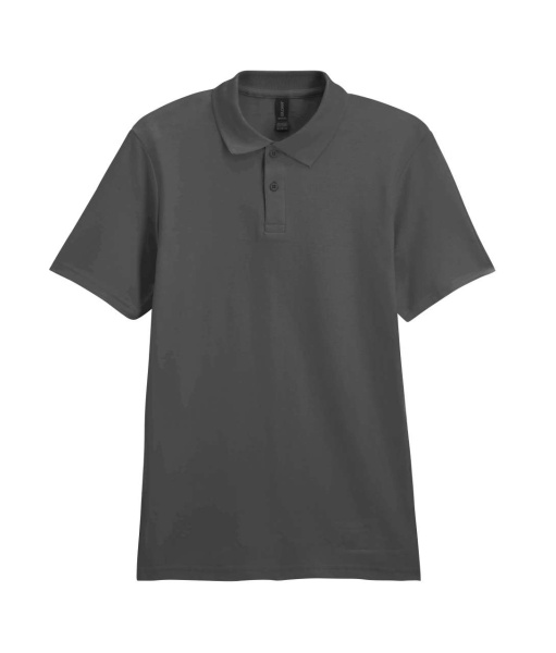 Футболка поло SOFTSTYLE ADULT DOUBLE PIQUE, ГРАФИТОВЫЙ S