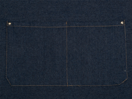 Джинсовый фартук с карманами Fry