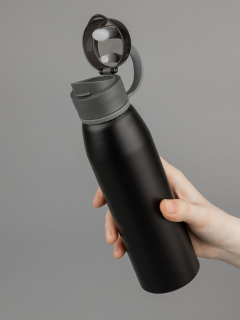 Бутылка для воды Billy Gym, матовая черная
