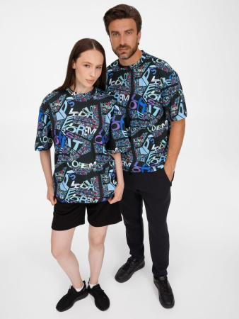 Футболка из бифлекса Morfiss с полной запечаткой на заказ, размер XS/S