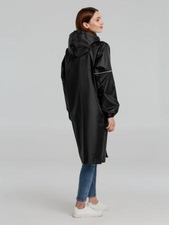 Дождевик со светоотражающими элементами Rainman Blink, черный, размер XXL