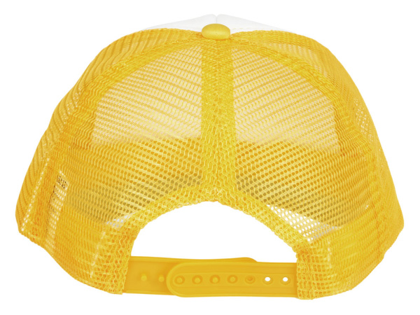 Бейсболка Тракер, желтый/белый