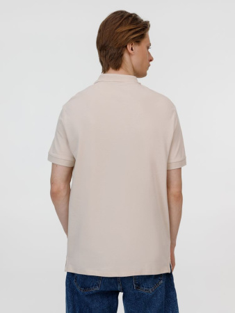 Рубашка поло унисекс Pacific, бежевая (льняная), размер S