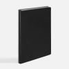 Ежедневник Doppio, недатированный, черный с серым