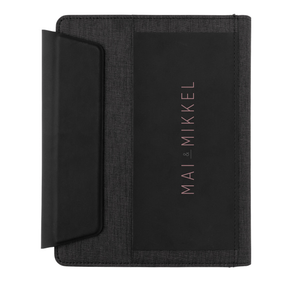 Органайзер Fiko с внешним аккумулятором и функцией беспроводной зарядки, А5 Органайзер Fiko с внешним аккумулятором и функцией беспроводной зарядки, А5