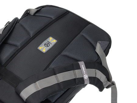 Рюкзак TORBER МЕГАПОЛИС с отделением для ноутбука 15.6, чёрный/серый, полиэстер, 37 х 17 х 45 см