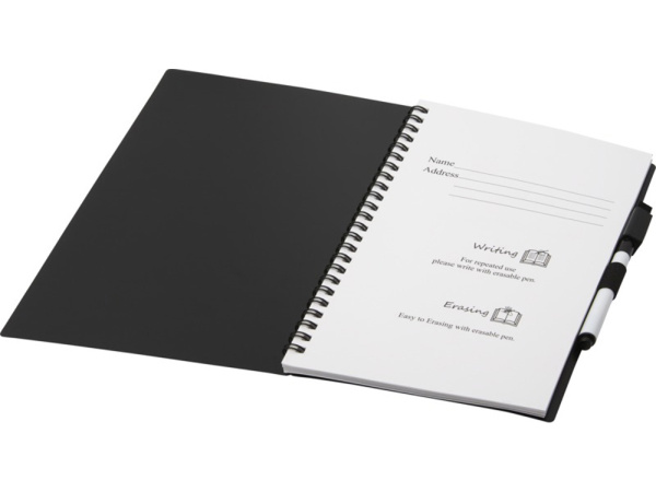 Блокнот A5 Pebbles из переработанной бумаги