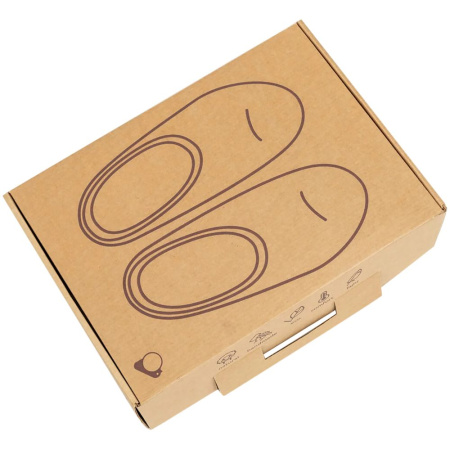 Домашние валенки Wild, серо-коричневые (натуральные), размер 38