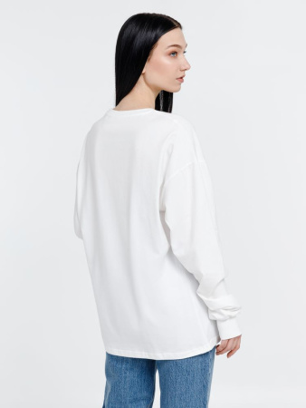 Футболка оверсайз унисекс Сity Sapiens, молочно-белая, размер S