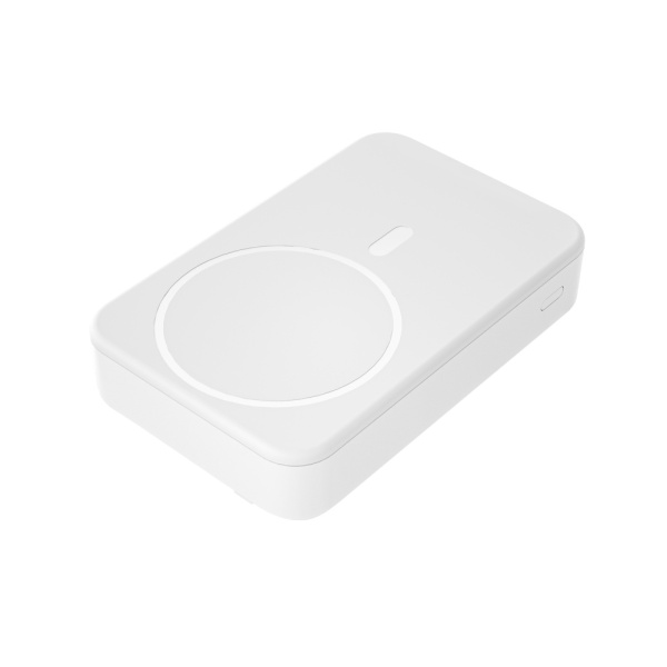 Аккумулятор "Hank" с функцией беспроводной зарядки, 10 000 mAh (Белый)
