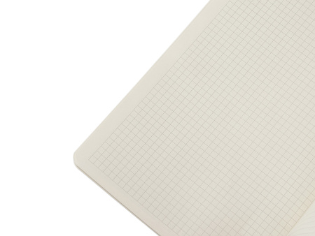 Блокнот в гибкой обложке A5 Виспи 2.0 в клетку, черный