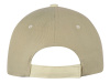 Бейсболка New Castle F 6-ти панельная, оливковый/натуральный