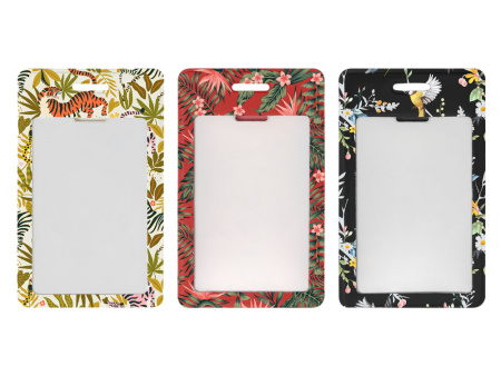 Чехол для пропуска с полноцветной УФ-печатью, софт-тач