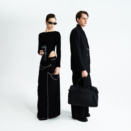 Термокружка вакуумная Монтана (Montana), черный