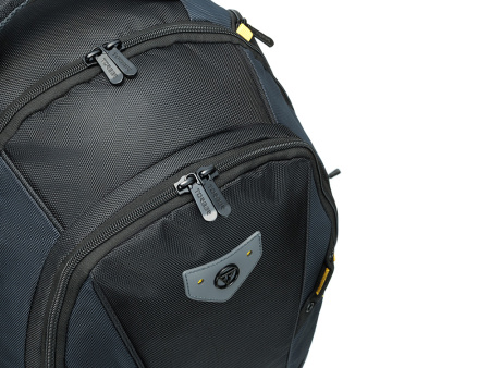 Рюкзак TORBER МЕГАПОЛИС с отделением для ноутбука 15.6, чёрный/серый, полиэстер, 35,5 х 23 х 45 см