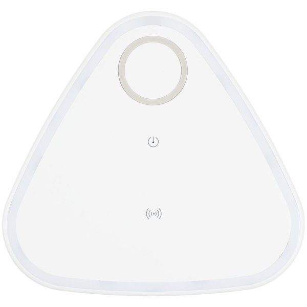 Станция беспроводной зарядки с антистрессом Countdown, белая Станция беспроводной зарядки с антистрессом Countdown, белая