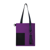 Шоппер Superbag Color (фиолетовый с черным)