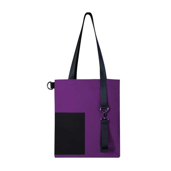 Шоппер Superbag Color (фиолетовый с черным)