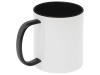 Керамическая кружка со стеклянной ручкой для сублимации Charm, черный