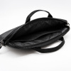Сумка для ноутбука Superbag Bubble, стёганая, на молнии, с регулируемой лямкой (черный)