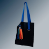 Сумка для покупок Black GLOW 325 г/м² с ремувкой, синяя/синяя