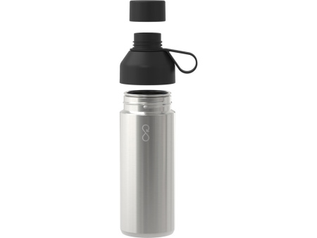 Бутылка для воды Ocean Bottle Lite объемом 620 мл, сплошной черный