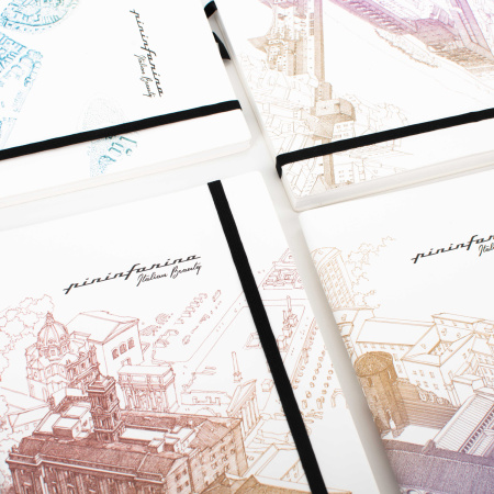 Блокнот линованный Pininfarina ITALIAN BEAUTY MILANO из каменной бумаги, А5