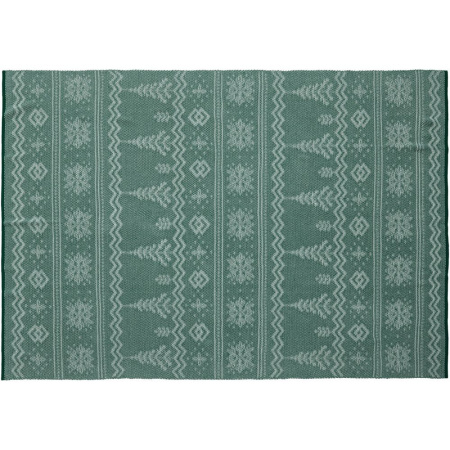 Плед Elnik, зеленый с молочно-белым